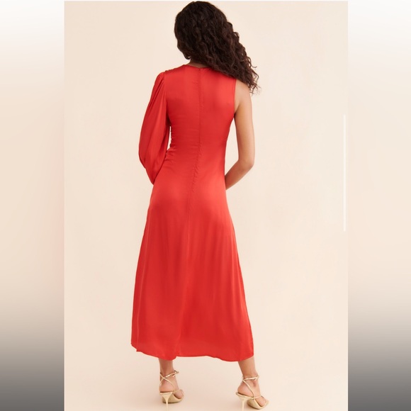 FARM Rio Red One-Shoulder Maxi Dress - Picture 2 of 12